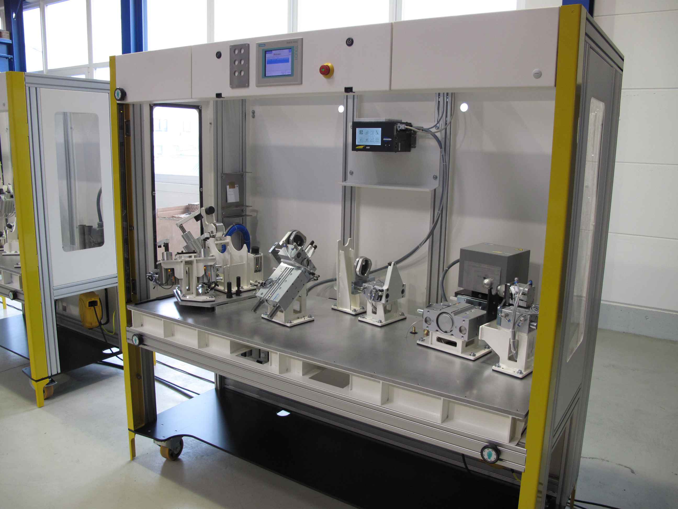 Lecktestanlage Schalldämpfer Lecktestanlage Schalldämpfer